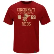 MLB T-Shirt Cincinnati Reds Baseball Cooperstown Heads Or Tails
