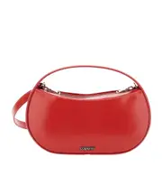 Top zipper shoulder bag One size red