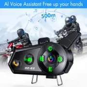 Motorbike Headphones Wireless Bluetooth Motorcycle Helmet Headset Speaker w/ Mic