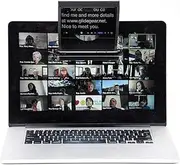 Little Prompter, The Compact Personal Teleprompter for DSLRs, Webcams, and Built-in Laptop Cameras, 70/30 Beamsplitter Glass, Use with iOS or Android