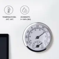 在飛比找momo購物網優惠-【東京 Ito】家用迷你溫濕度計(指針式 室內高精度濕度計 