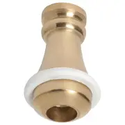 Small Cord Weight for Ceiling Switch, Polished Bra