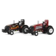 ERTL 1/64 Case IH "Power Crusher" & "Dirt Burner" Diecast Pulling Tractors 37917