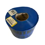 Value Collection 91298 1000' x 6" Blue Polyethylene Underground Marking Tape