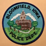 IOWA - Bloomfield Police Department patch