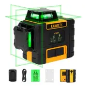 KAIWEETS KT360A Green Laser Level 3 X 360° Rotary Self Leveling with 1 Rechargea