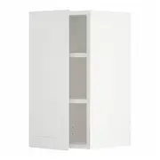 METOD wall cabinet with shelves, white/Stensund white, 30x37x60 cm