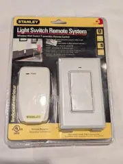 Stanley Indoor Light Switch Remote System Wireless Model 28068 New