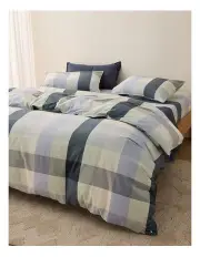 [Sheet Society] Frankie Flannelette Quilt Cover Set in Fraser