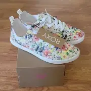Roxy Floral Tennis Shoes Size 8 Casual Sizes Libbie Spring Flowers