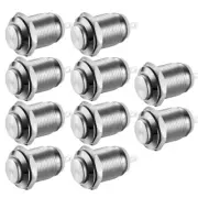 10Pcs Waterproof Push Button Momentary Stainless Steel Push Button on off 12M...