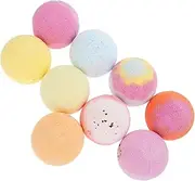 HONITANO 9Pcs Natural Bath Essential Oil Balls for Relaxing Spa Experience Moisturizing Exfoliating Bathing Balls Present Travel Friendly Bathing Accessories