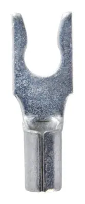 Jandorf 60910 Tin-Plated Copper #6 Stud Uninsulated Spade Terminal 16 to 14 AWG