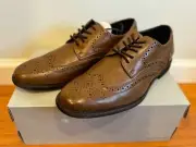 Kenneth Cole UNLISTED Mens Dress Shoes Brown/Cognac in Size 9 - Brand New in Box
