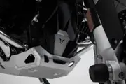SW-Motech Extension for engine guard - Black/silver. BMW R1200 (12-18), R1250 (18-)., black-silver One Size Black Silver