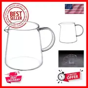Small Glass Pitcher, 8.5 Ounces, Glass Tea Pitcher, Glass Milk Pitcher, Glass...