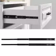 10 Pairs Drawer Slide 3 Sections Extension Large Load Bearing Guide Rail for