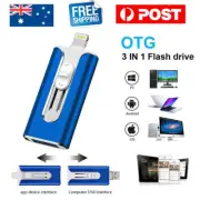 2TB 1TB 128GB USB i Flash Drive Disk Storage Memory Stick For iPhone iPad PC AU