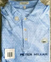 Scotty Cameron Agave Man Seeing Double Performance Jersey Polo Blue Size XL