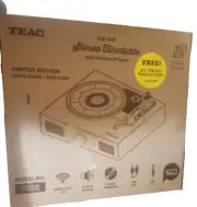 TEAC Retro Stereo Turntable with Wireless BT Input
