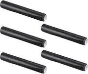 Mellisso 5pcs 12X60 Inch Matte Black Vinyl Film Wrap Car DIY Sticker