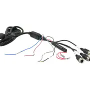 Elinz Power Harness for GEAR7S Monitor 12V 24V 3 AV Inputs 4PIN Advanced Car Truck Caravan - GEAR7S