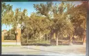 Fargo, ND - East Entrance To North Dakota State College Postcard