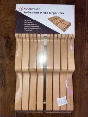 WUSTHOF In Drawer Knife Organizer Holder 14 Slot Storage Wooden Block