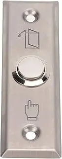 Brushed Stainless Steel Round Button Exit Button Bell Type Door Opener Release Switch For Indoor And Outdoor Emergency