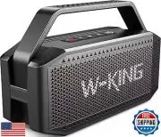 Portable Bluetooth Speaker Wireless, W-KING 80W PEAK IPX6 Waterproof Loud Blu