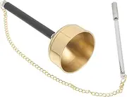 OFFSCH Delicate Yin Qing Instrument Buddhist Ritual Utensil for Meditation Design for Comfort Sound for Dharma Practices Compact Portable Temple Ornament