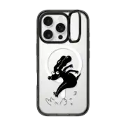 iPhone 16 Pro Impact Ring Stand Case MagSafe Compatible Dog Splashing