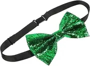 [WATIIFUFU] Sparkling Adjustable Pre Tied Bow Tie for Men Versatile Glitter Bowtie for Parties and Events Comfortable Fit for Adults