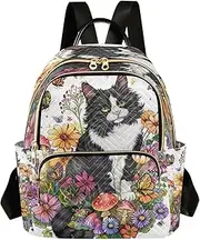 [Joisal] Village Restaurant Womens Backpack Small Anti Theft Work Backpack Woman, Travel Backpacks for Women