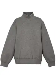 [Dries Van Noten] Oversized Sweatshirt With Zipp