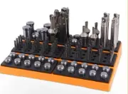 Metal Chuck Holder Rack Drill Bit Storage Container CNC Machine Parts organizer