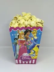10 ct. Pack - Princess Popcorn Boxes / Paq. con 10 Cajas palomeras de Princesas.