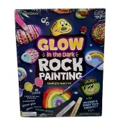 Kids Rock Painting Kit Glow In The Dark Arts & Crafts Gifts For Boys And Girls