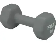 FILA Accessories Hand Weight for Women & Men - 10 lb Dumbbell Neoprene Cover...