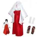 全套犬夜叉COSPLAY服裝桔梗COS服和服動漫日本巫女服道具