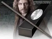HARRY POTTER OFFICIAL SIRIUS BLACK GODFATHER WAND + BONUS NAME CLIP STAND NEW