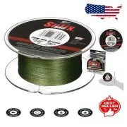 R8 Precision Braiding 30 lb Braid Fishing Line - 600 Yards Low-Vis Green