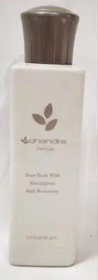 Chandra Foot Care FOOT SOAK Eucalyptus Rosemary Soothe Feet Salts 3.4 oz/96g New