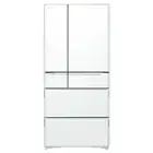 Hitachi 670L White Glass French Door Fridge RWX670RAXW