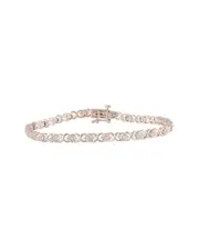 Silver 0.25 ct. tw. Lab-Grown Diamond Bracelet