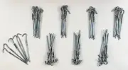 Cochlans Steel Pegs Bulk 7 inch 1610 Lot of 76