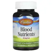 2 X Carlson, Blood Nutrients, 180 Capsules