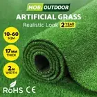 Mobi Artificial Grass Synthetic Fake Lawn 10~60SQM Turf Plant Plastic Olive 17mm