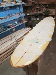 50 Hexagonal Versa Traction clear DECK grip tape for 7'8" mini mal or fun board