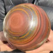 3.9lb Natural Tiger Eye Stone Crystal Ball Quartz Healing Sphere Décor